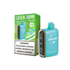 Geek Bar Pulse 15K disposable vape featuring vibrant mint flavor with nicotine warning label.