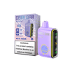 Geek Bar Pulse disposable vape device in Meta Moon flavor with packaging, featuring 7500 puffs and a nicotine warning.