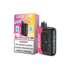 Geek Bar Pulse X Slush Edition disposable vape featuring Wild Cherry Slush flavor, with warning label about nicotine.