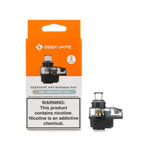 GeekVape H45 Replacement Pod w/ Coil 1pc packaging and pod showcasing the 0.4Ω mesh coil design.