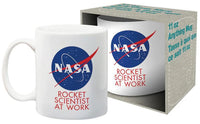 GSN 11oz Mug - NASA Rocket Scientist in packaging showcasing bold NASA Rocket Scientist at Work design.