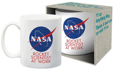 GSN 11oz Mug - NASA Rocket Scientist in packaging showcasing bold NASA Rocket Scientist at Work design.