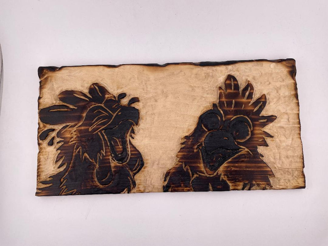Thom Woodworks Sign - Hand Carved Wood Slat 11" x 5.5"