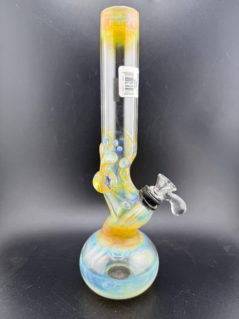 JP Killman Glass  OG Slide Tube Fumed & Cobalt
