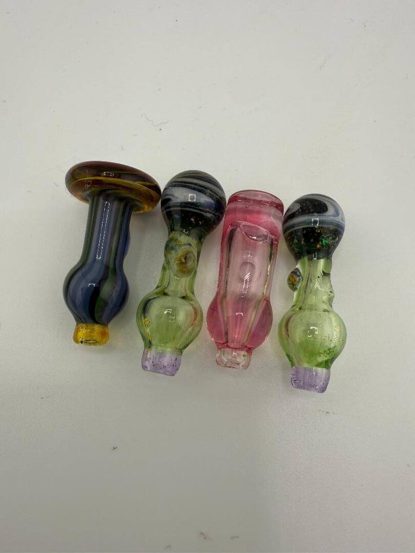 Colorful handcrafted glass pieces for Puffco Proxy, designed for an enhanced dabbing experience.