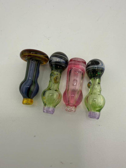 Colorful handcrafted glass pieces for Puffco Proxy, designed for an enhanced dabbing experience.