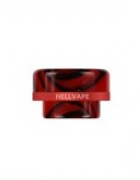 HellVape Dead Rabbit 3 810 Drip Tips - Stylish red resin mouthpiece for enhanced vaping experience.
