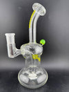 Highgrade Glass Banger Hanger 14mm 90° displayed with bright colors and sleek design for enhanced dabbing experience.