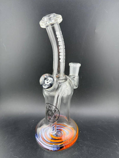 Highgrade Glass Banger Hanger w/ Reversal Bottom 14mm 90° featuring a unique design and vibrant colors.