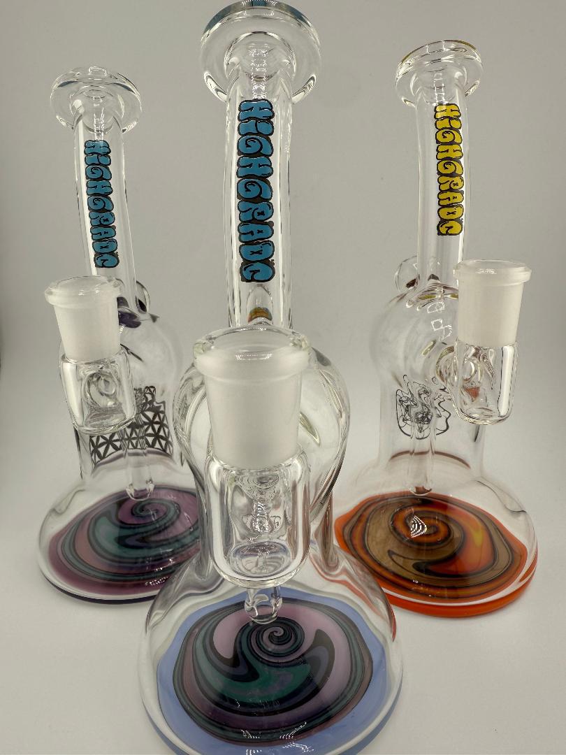 Highgrade Glass Banger Hanger with Reversal Bottom, available in multiple colors, handcrafted in Spokane, WA.