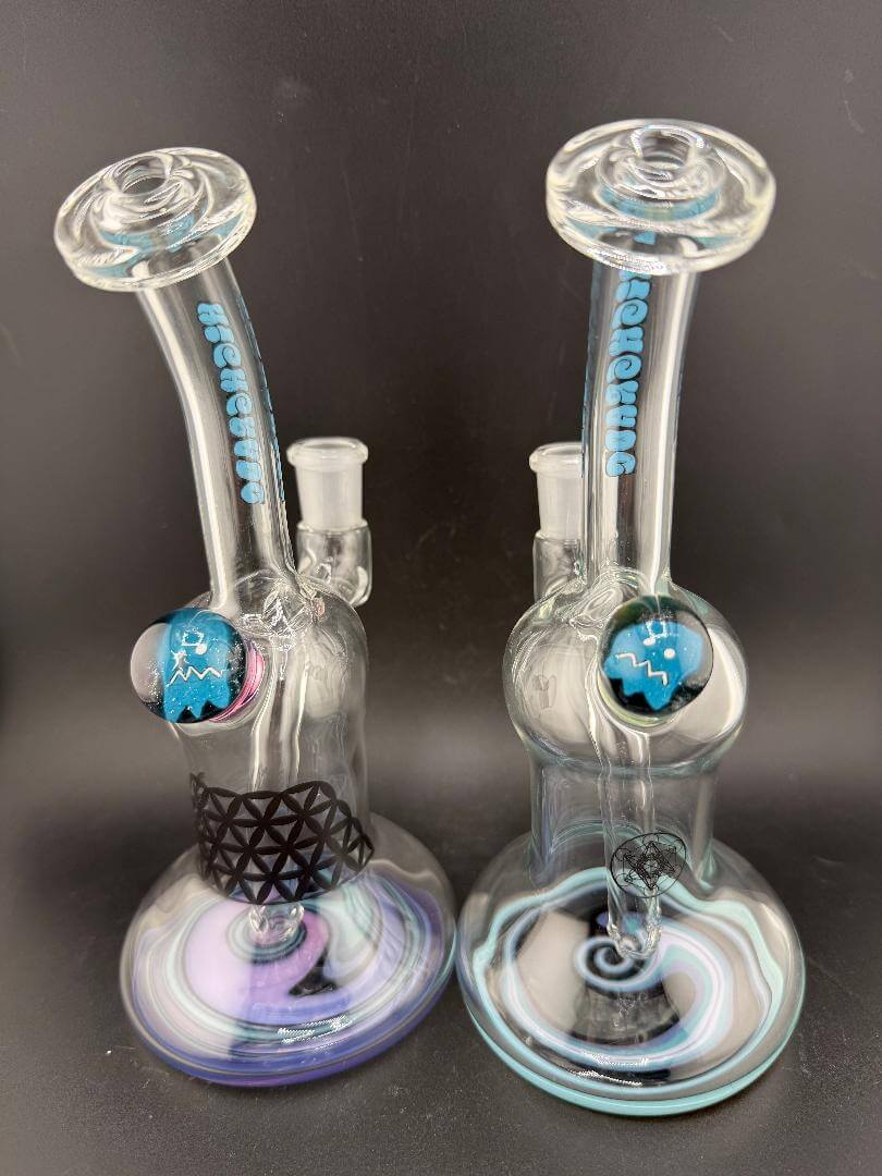 Highgrade Glass Banger Hanger w/ Reversal Bottom 14mm 90° | Handcrafted bongs with unique designs in Spokane, WA.