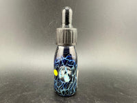 Highgrade Glass Dropper Bottle / Vial - Worked with intricate colorwork and artisan craftsmanship.
