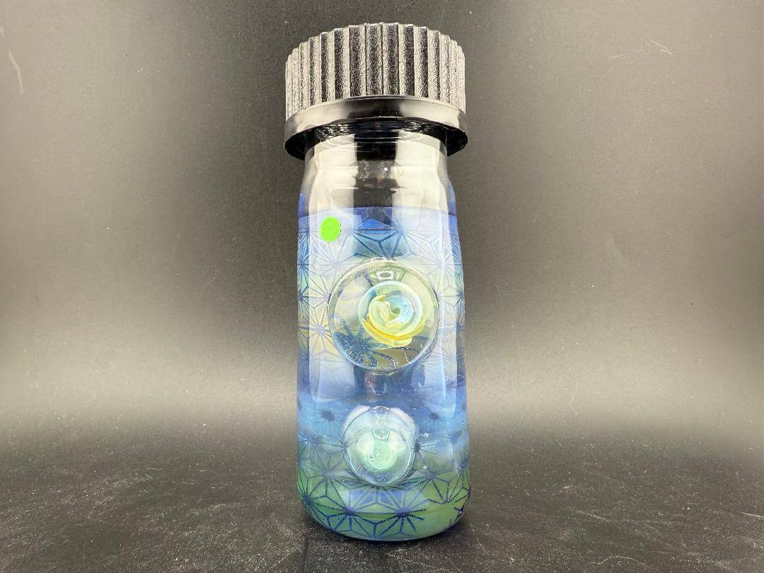 Highgrade Glass Medium Jar - Fumed tech with unique fumed color accents and intricate design features.
