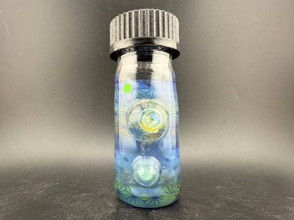Highgrade Glass Medium Jar - Fumed tech with unique fumed color accents and intricate design features.