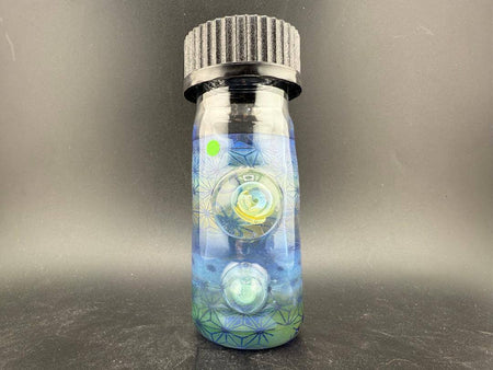Highgrade Glass Medium Jar - Fumed tech with unique fumed color accents and intricate design features.
