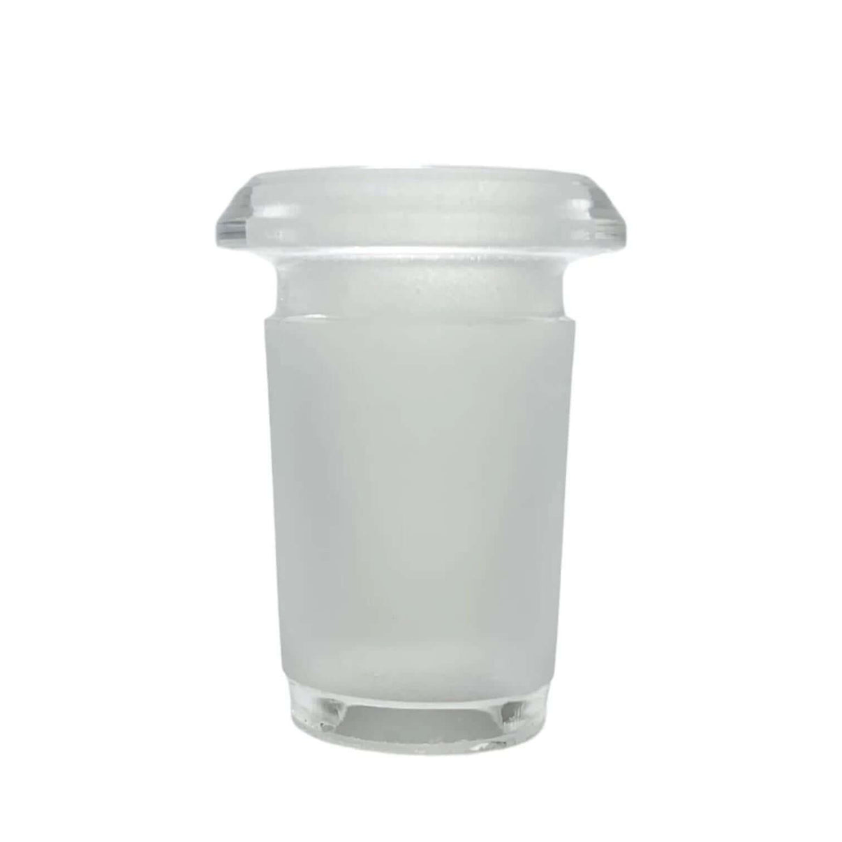 Hillside Glass 18mm To 14mm Reducer, durable borosilicate glass, connects 18mm joint to 14mm piece.