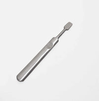 Hillside Glass Steel Flat Handle Tool designed for precision with a durable stainless steel tip and ergonomic grip.