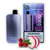 HQD Cuvie Glaze Crazi Berry disposable vape with 5% nicotine, 150 puffs, and warning label.