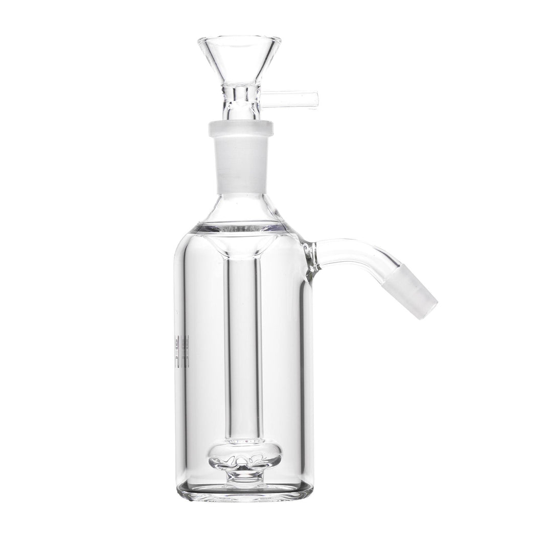 Human Grade Standard Ash Catcher 45° 14mm featuring high-performance showerhead perc for smooth hits