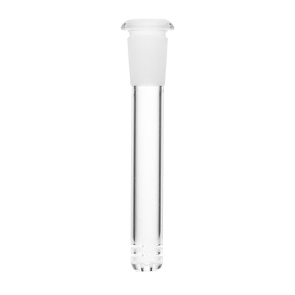 Human Grade Tube Ash Catcher 14mm, clear design, 4.7 inches tall, compatible with water pipes.