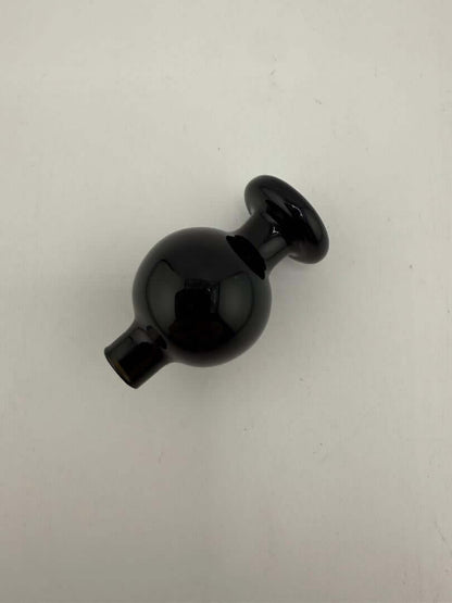 Import Glass Single Color Bubble Cap in black color for smooth airflow and stylish functionality.