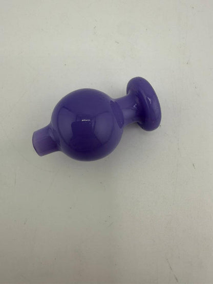 Import Glass Single Color Bubble Cap in vibrant purple for enhanced airflow and style.