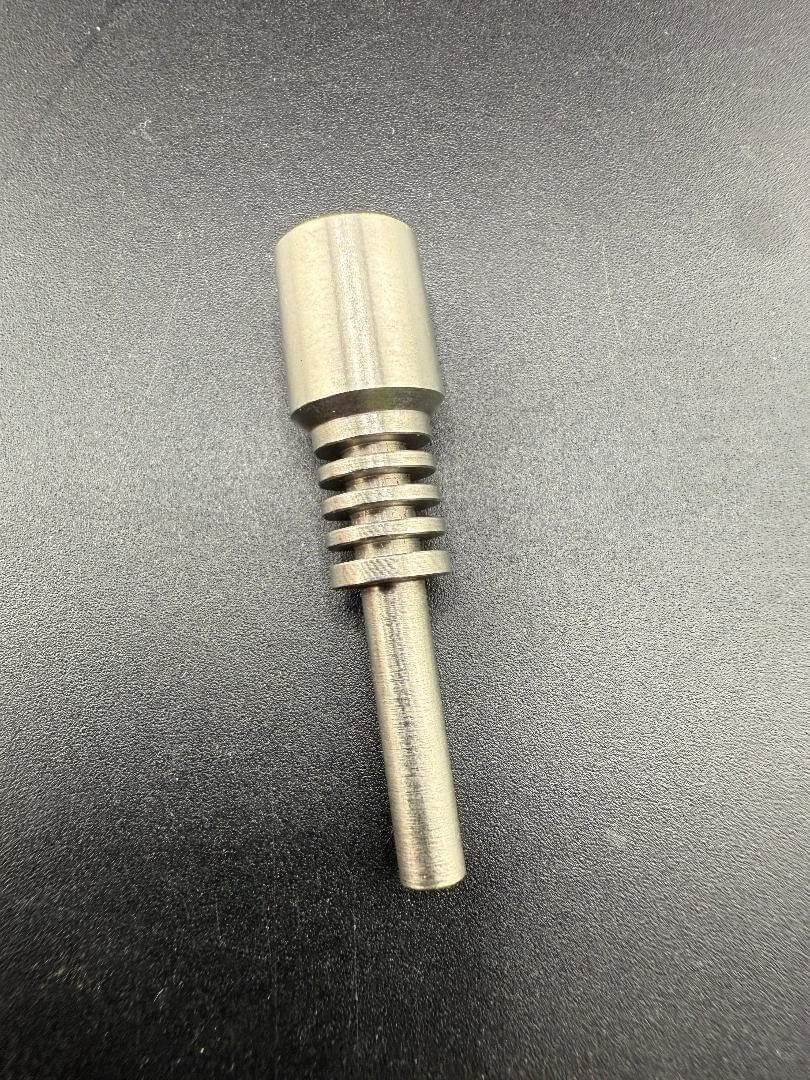 Import Nector Collector Tip -Titanium 10mm for nectar collector setups, durable and heat resistant.