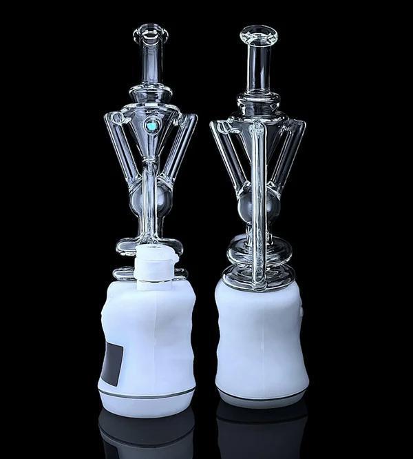 Iridescent Glass Focus V Carta Glass Attachment - Superior Ball (Coming Soon) displayed on a black background.