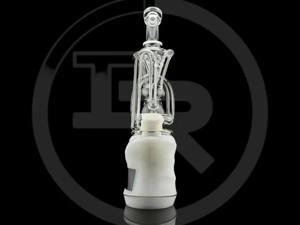 Iridescent Glass Focus V Carta Glass Replacement - Tricycler shown in a sleek design with clear glass and white base.