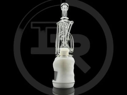 Iridescent Glass Focus V Carta Glass Replacement - Tricycler shown in a sleek design with clear glass and white base.