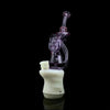 Iridescent Glass Focus V Carta Glass Replacement - Swiss Cheese displayed in a sleek design with purple accents.