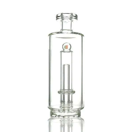 Iridescent Glass Puffco Peak Attachment Glass Replacement - Budget Chugger showcasing clear borosilicate glass with opal encasement.