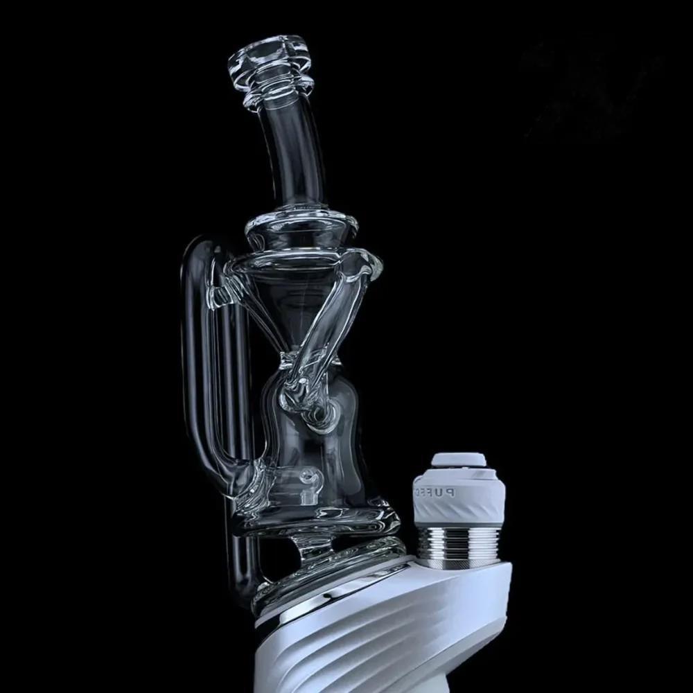 Iridescent Glass - Single Uptake Puffco Peak Attachment