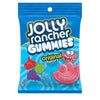 Jolly Rancher Gummies original flavors packaged in a vibrant blue bag featuring assorted fruity gummy shapes.