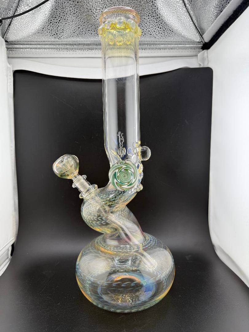 JP Killman Glass 50mm Bubble Bent Beaker 14mm