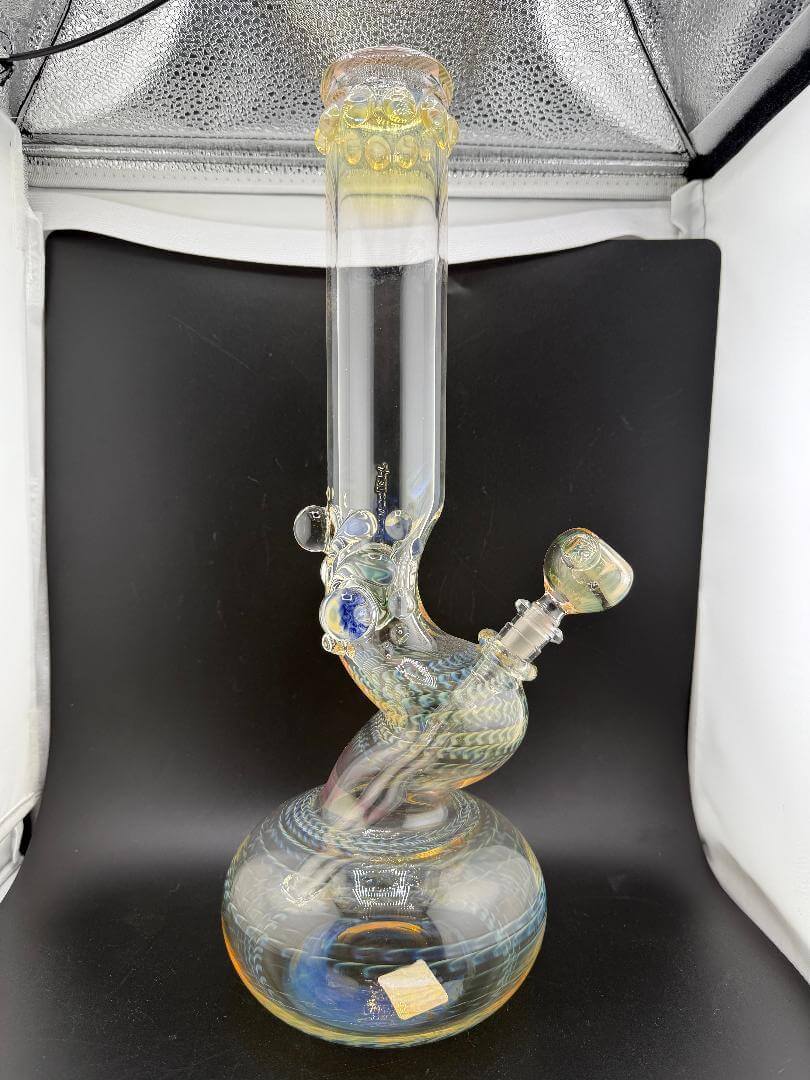 JP Killman Glass 50mm Bubble Bent Beaker 14mm