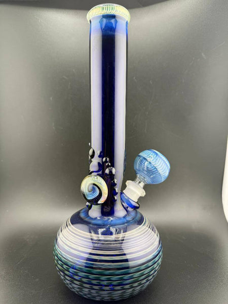 JP Killman Glass Cobalt Bubble Beaker 14mm
