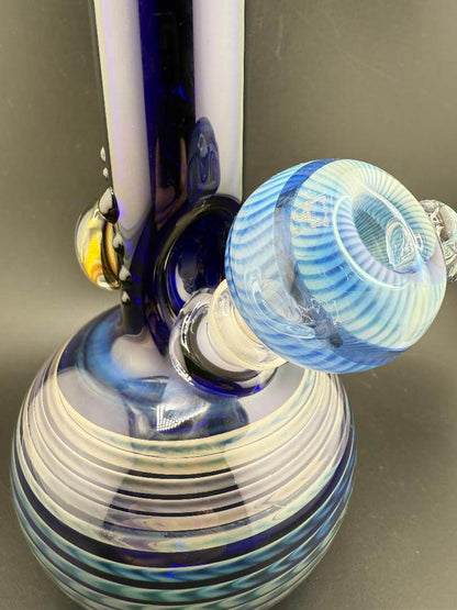 JP Killman Glass Cobalt Bubble Beaker 14mm