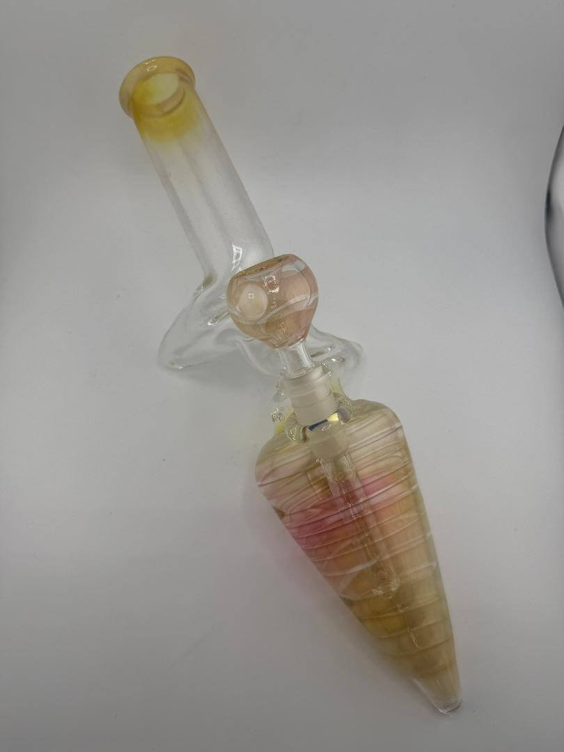 JP Killman Glass Couch Potatoe Medium Zong Beaker Cobalt & Fumed 14mm