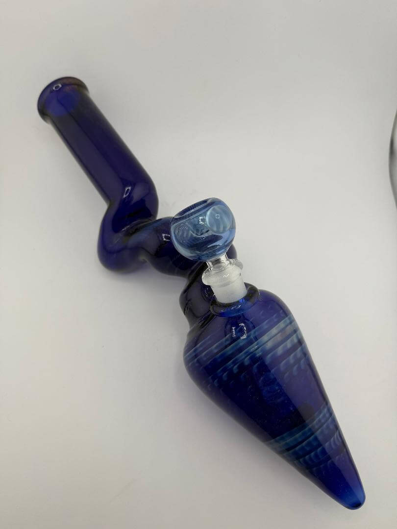JP Killman Glass Couch Potatoe Medium Zong Beaker Cobalt & Fumed 14mm