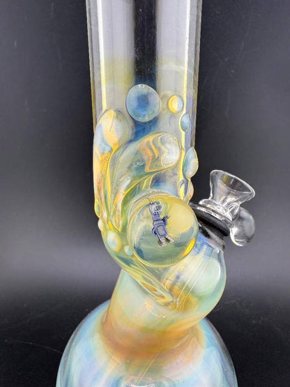 JP Killman Glass  OG Slide Tube Fumed & Cobalt