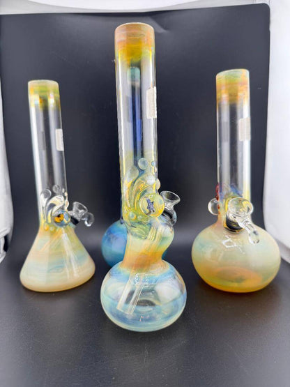 JP Killman Glass  OG Slide Tube Fumed & Cobalt