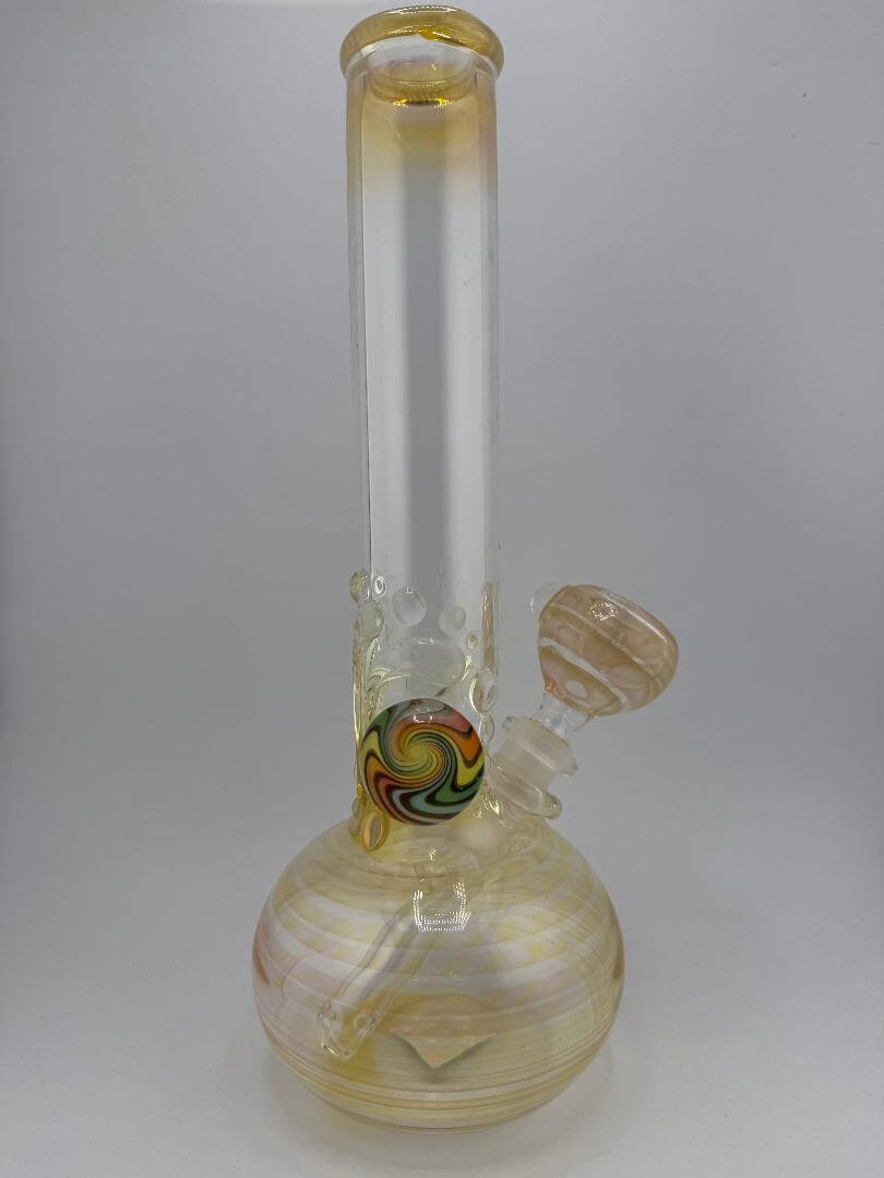 JP Killman  Glass Single Bubble Fumed Beaker Rig 14mm