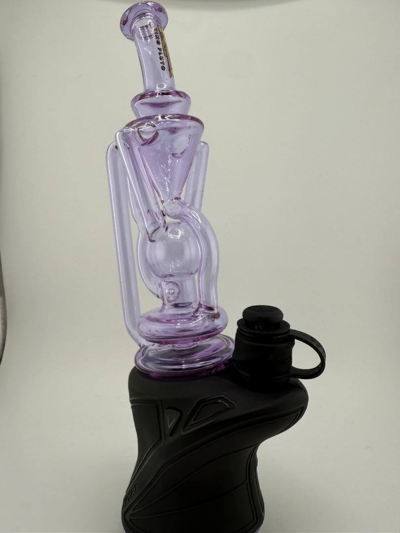 Purple glass attachment for Focus V Carta, showcasing stylish design and sleek functionality.
