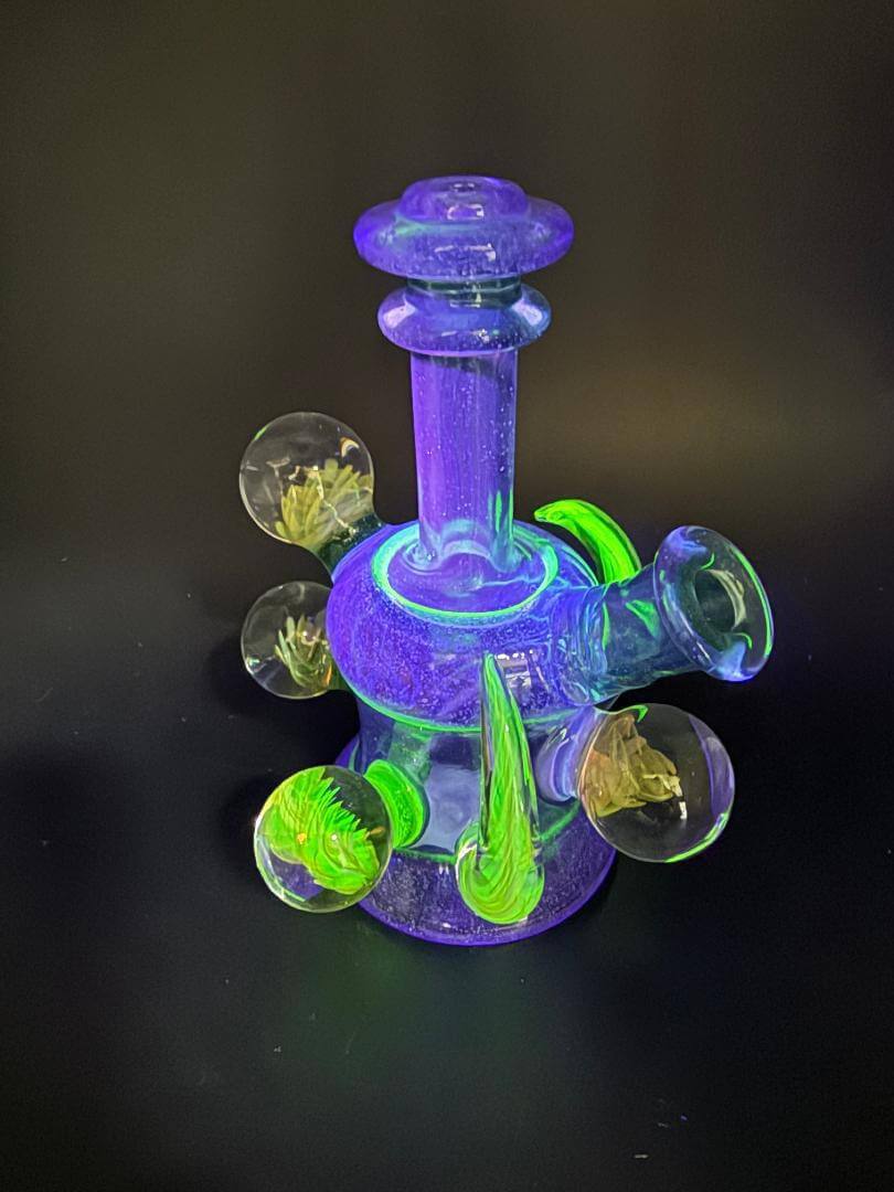Klobby Glass Purple Green UV rig 10mm 45°