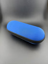 Pipe Case - Large - durable blue padded case for larger glass pieces and accessories, measures 9" x 4".