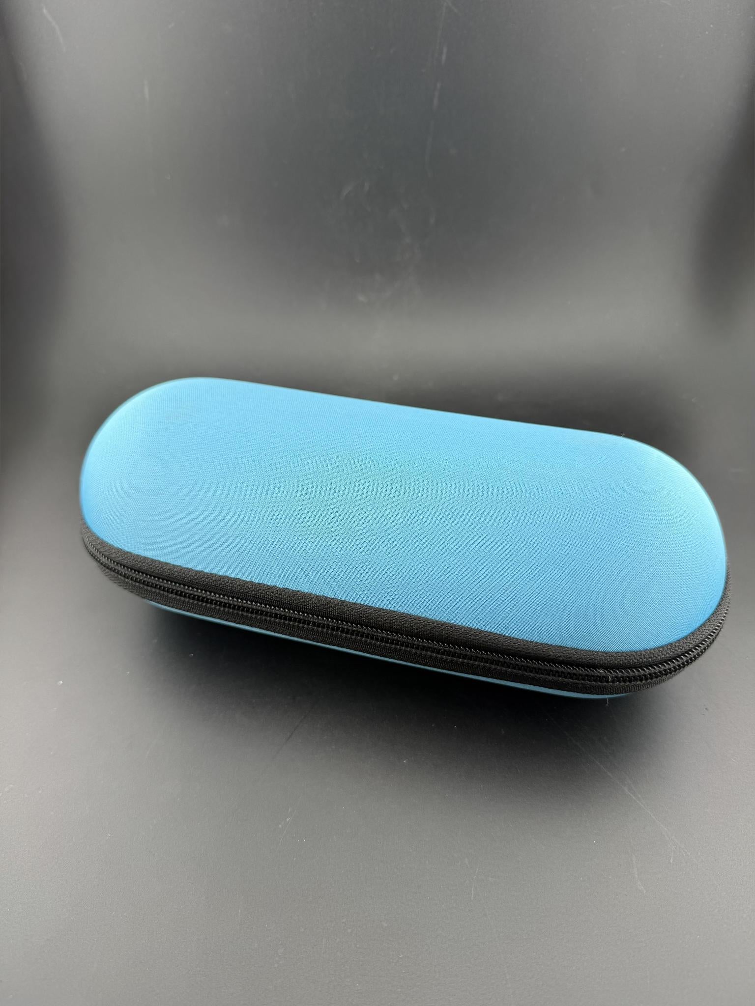 Large Padded Pipe Case - 9” x 4” in blue, designed for protective storage of larger pipes and accessories.
