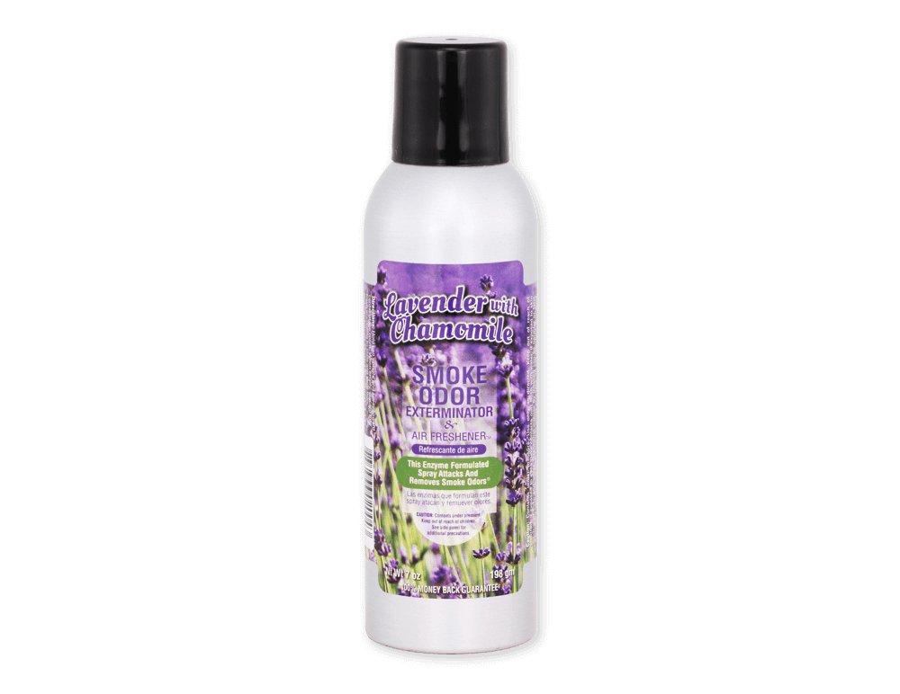 Lavender with Chamomile Smoke Odor Exterminator, 7oz spray for fast odor elimination from smoke and pets.