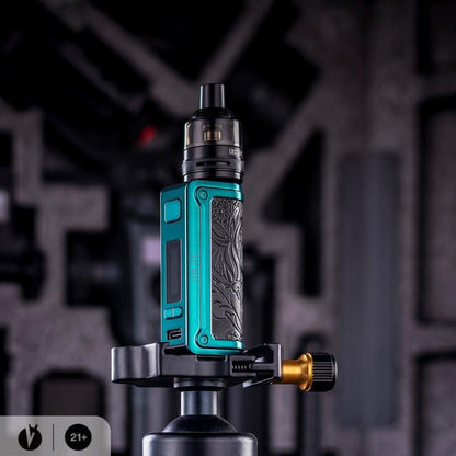 Lost Vape Thelema Mini 45W Kit w/ UB Lite Pod Tank on display highlighting its sleek design and features.