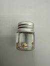 Lucky Gnome Glass Terp Pearl in jar, featuring playful Yoshi Egg design with orange spots.